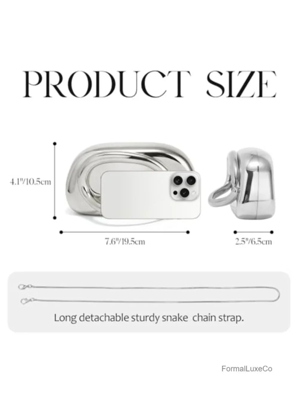 Acrylic Clutch Purse Women Trendy Metal Handle Evening Bag Wedding Party Formal